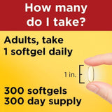 Nature Made Flaxseed Oil 1400 mg Softgels, 300 ct.