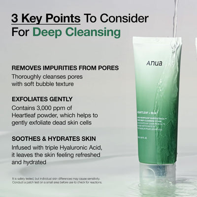 ANUA Heartleaf Quercetinol Pore Deep Cleansing Foam - view 4