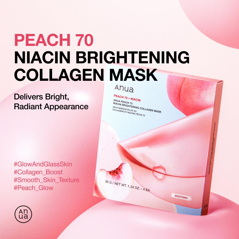 ANUA Peach 70 Niacin Brightening Collagen Mask,