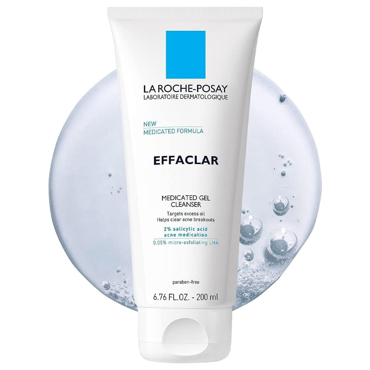 La Roche-Posay Effaclar Medicated Gel Cleanser, 2% Salicylic Acid 200mls