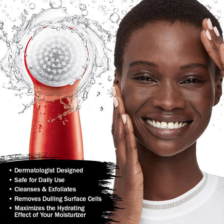 Olay Facial Cleansing Brush Regenerist, Face Exfoliator with 2 Brush Heads