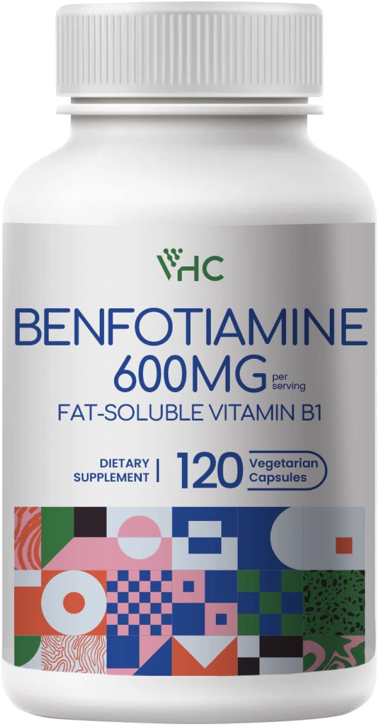 VHC Vitamin B1 Benfotiamine 600mg Supplement