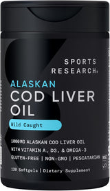 Sports Research®  Alaskan Cod Liver Oil