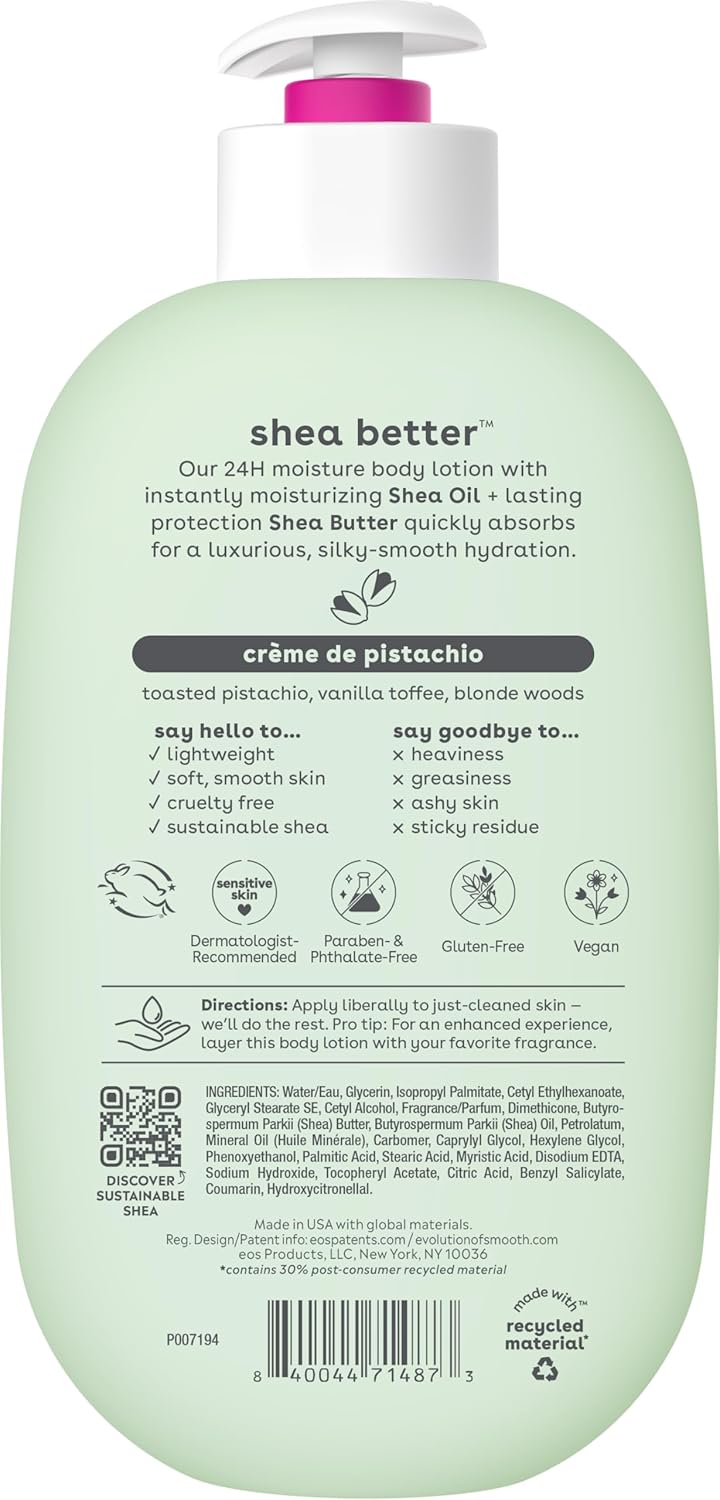 eos Shea Better Body Lotion- Crème de Pistachio