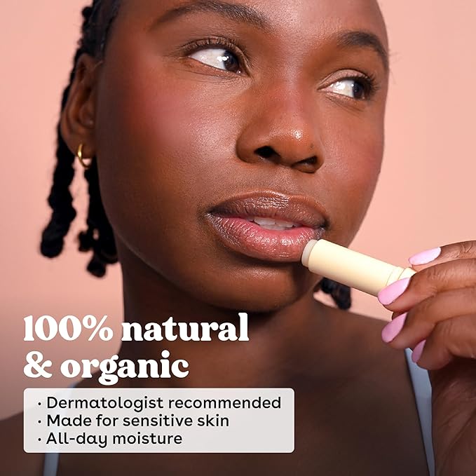 eos 100% Natural & Organic Lip Balm- Strawberry Sorbet,