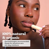 eos 100% Natural & Organic Lip Balm- Strawberry Sorbet,