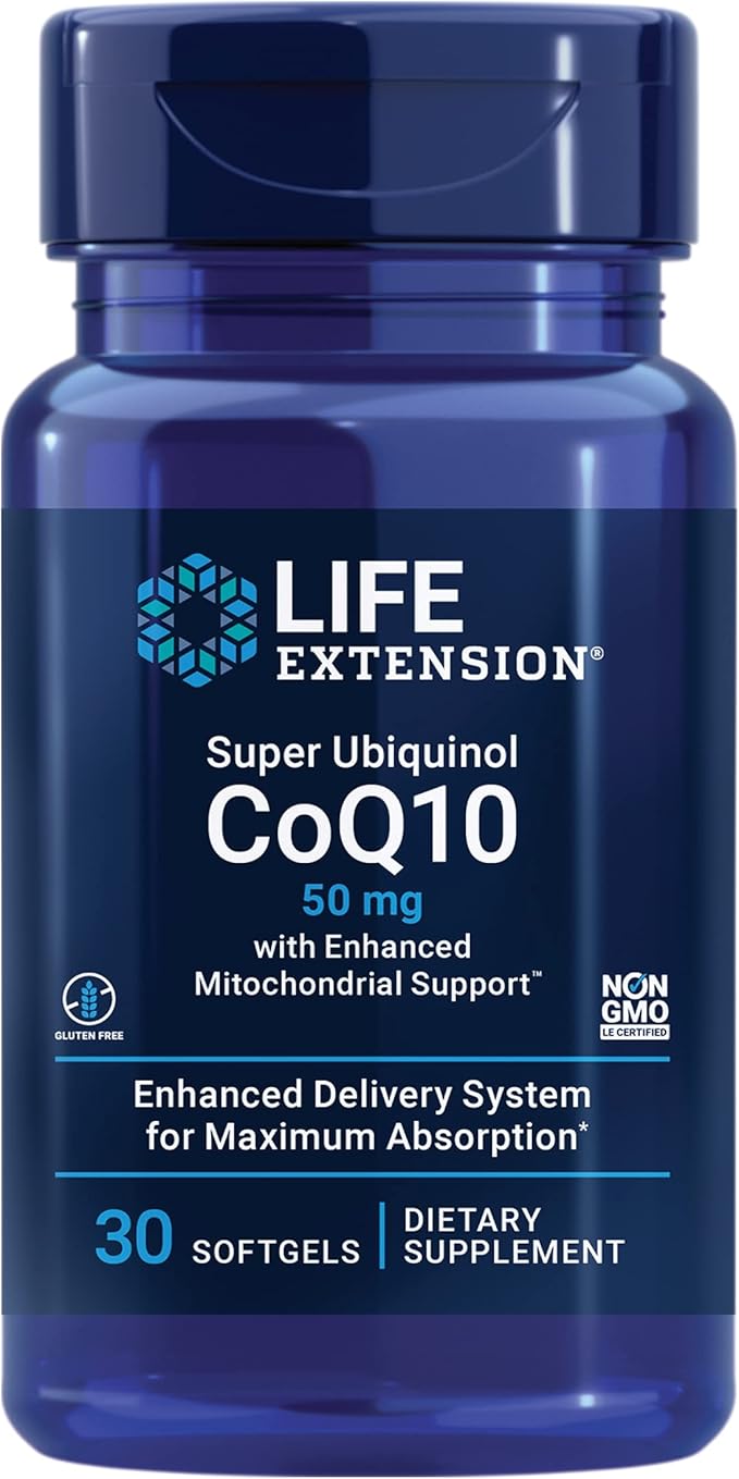 Super Ubiquinol CoQ10 with Enhanced Mitochondrial