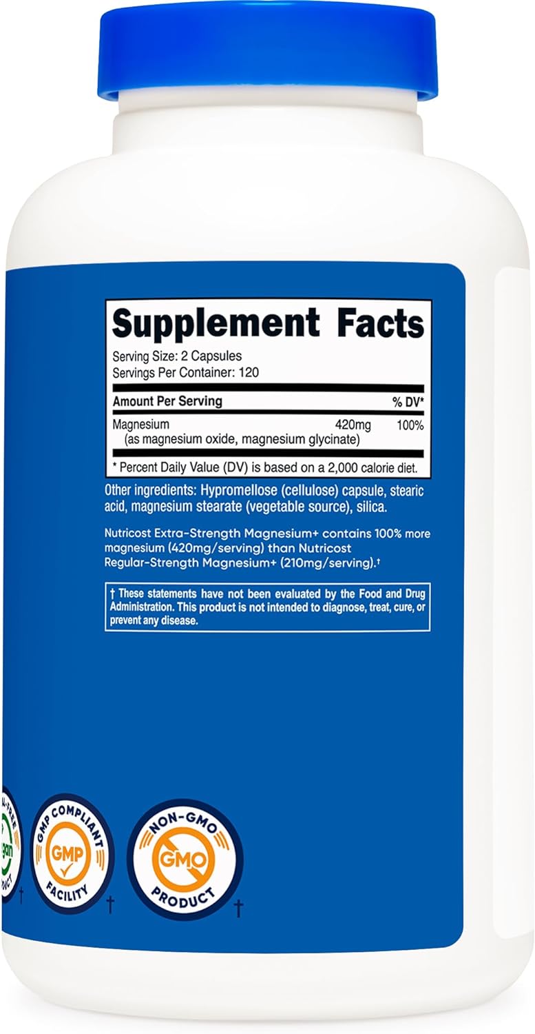 Magnesium Glycinate (Nutricost Brand)