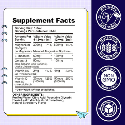 Kids Magnesium Liquid Drops-Magnesium - view 5
