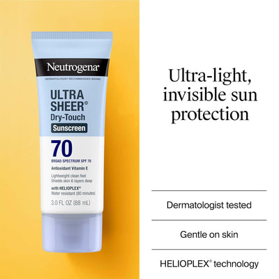 Neutrogena Ultra Sheer Dry-Touch Sunscreen Lotion SPF 70 - view 2