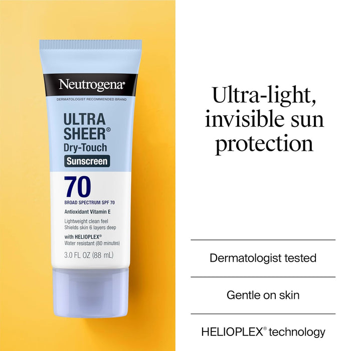 Neutrogena Ultra Sheer Dry-Touch Sunscreen Lotion SPF 70