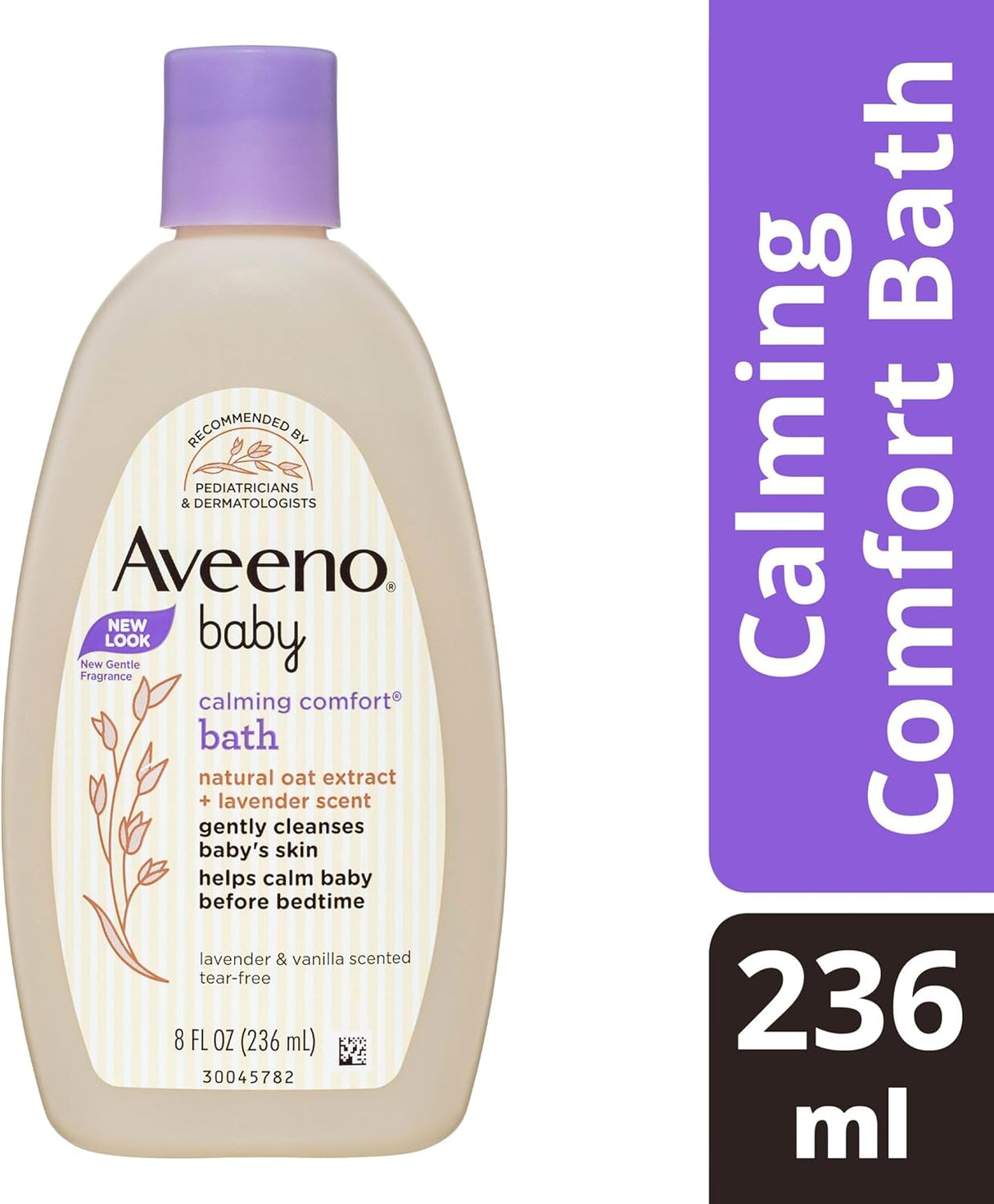 Aveeno Baby Calming Comfort Bath with Relaxing Lavender & Vanilla Scents