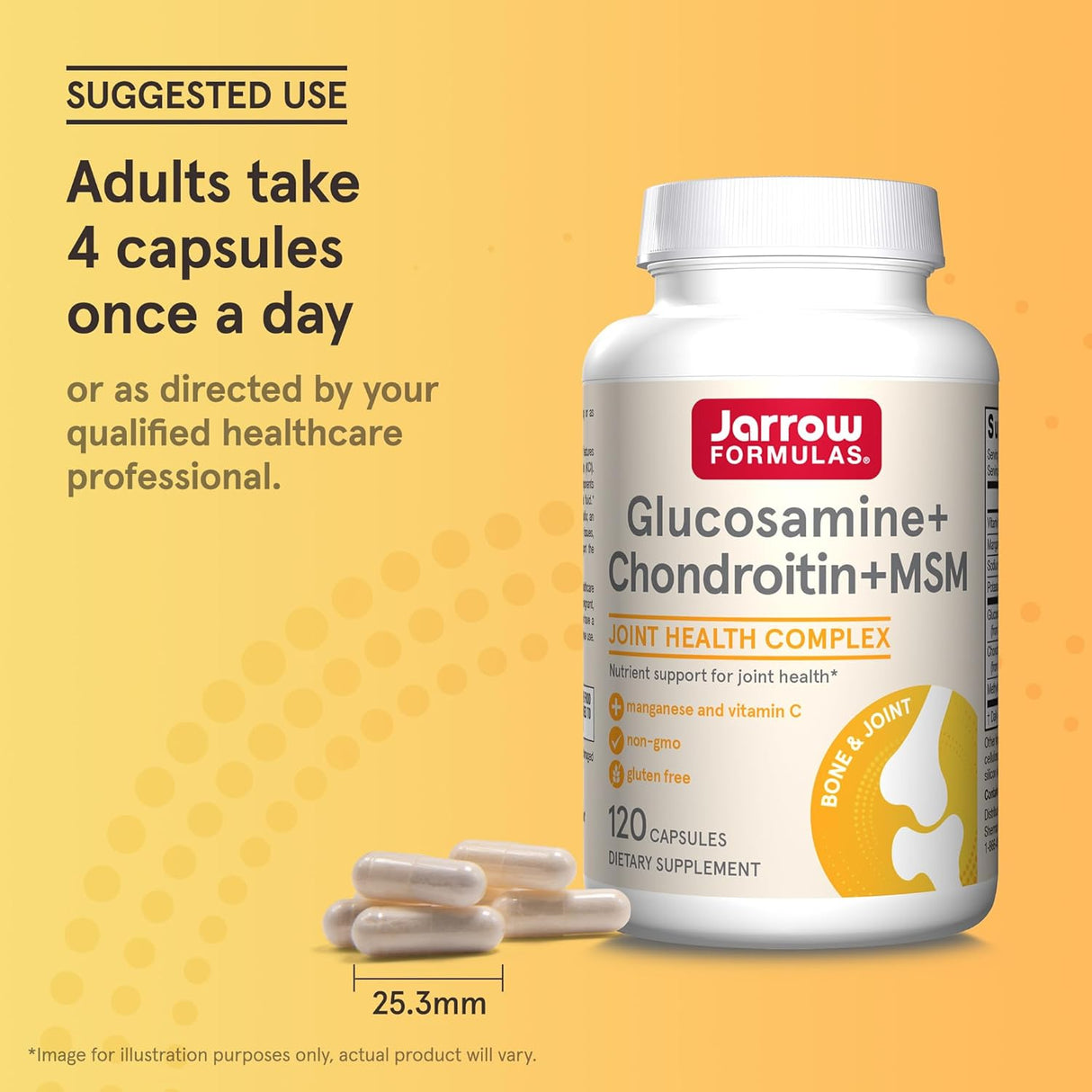 Jarrow Glucosamine + Chondroitin + MSM