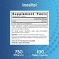 Jarrow Inositol 750 mg
