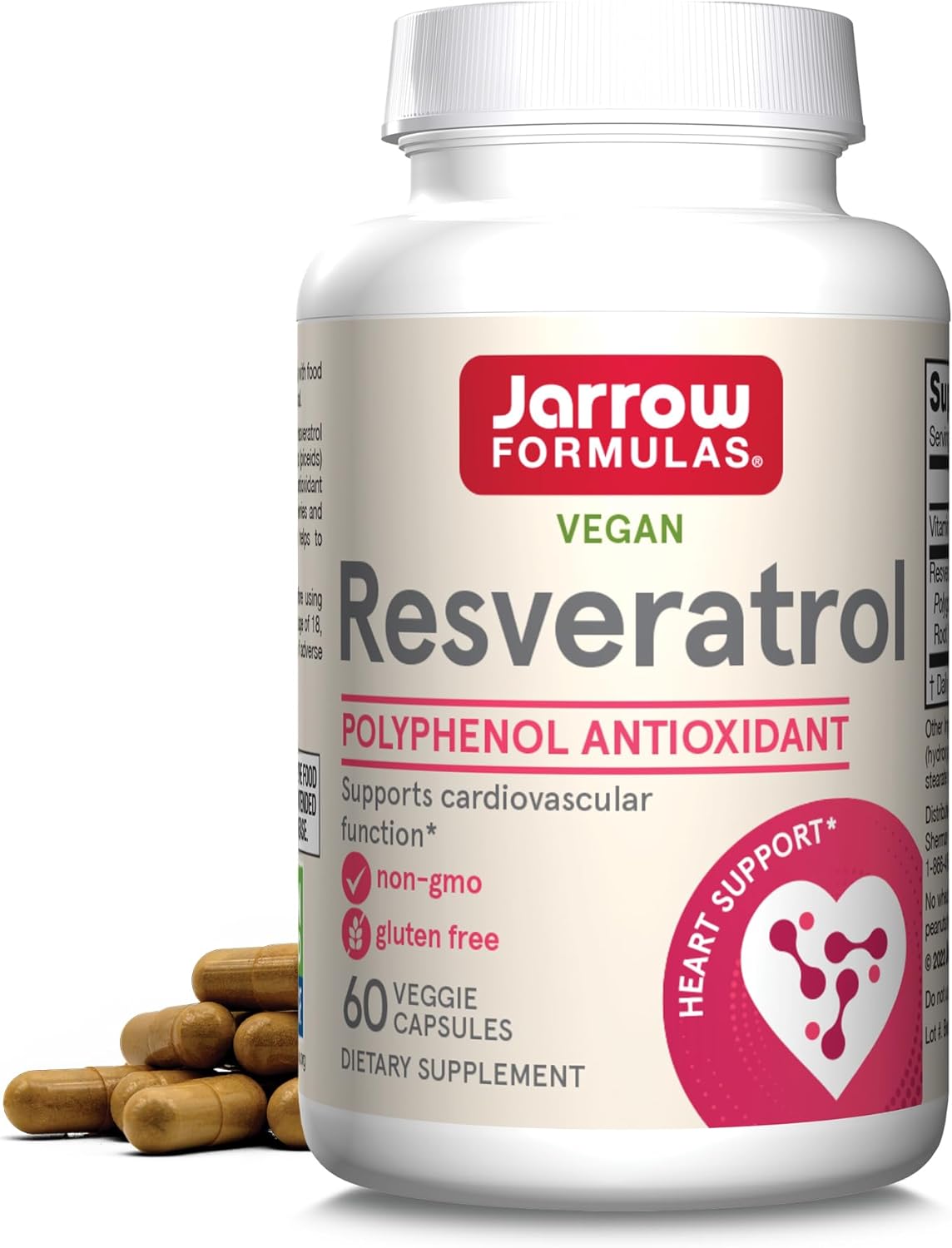 Jarrow Resveratrol 60 Veg Capsules