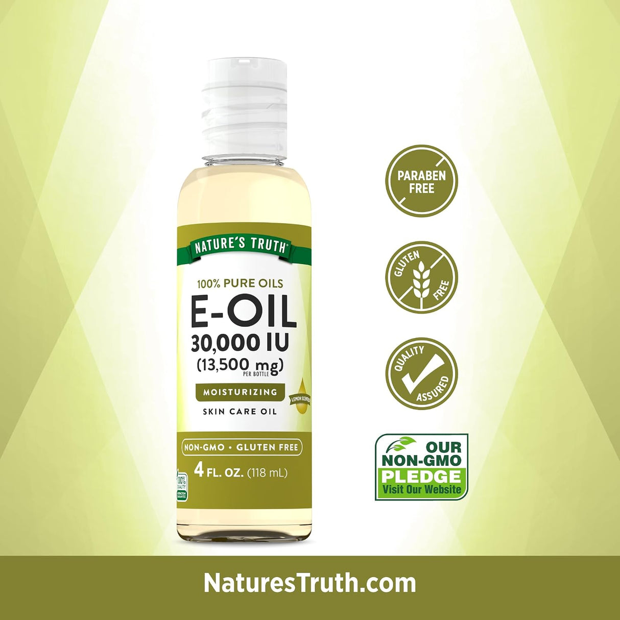 Nature's Truth Vitamin E Oil for Skin | 30,000 IU