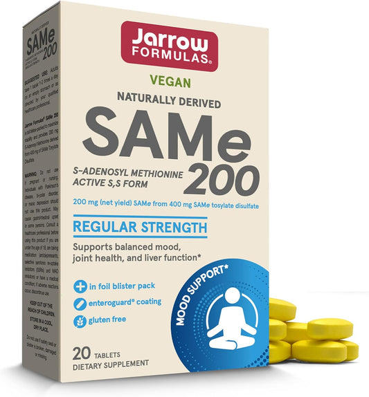 Jarrow SAMe 200 mg 20 Tablets