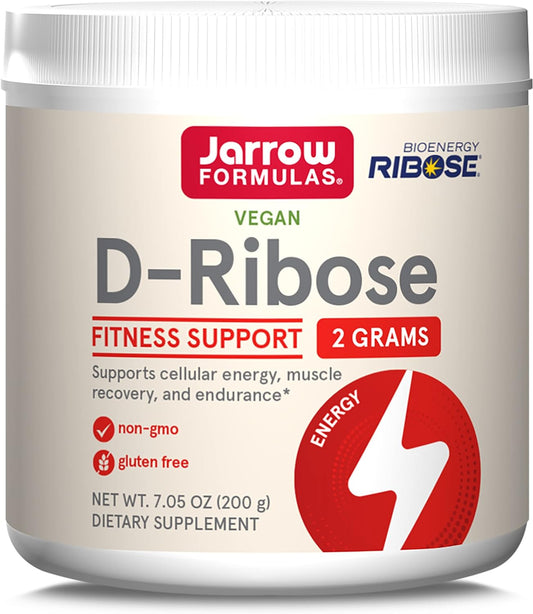 Jarrow D-Ribose Powder 200g 7.05 oz