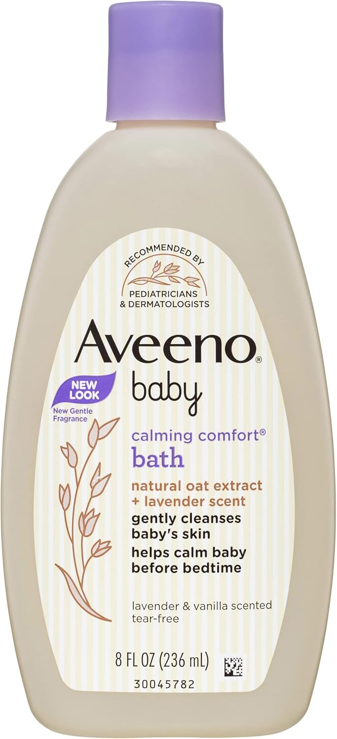 Aveeno Baby Calming Comfort Bath with Relaxing Lavender & Vanilla Scents