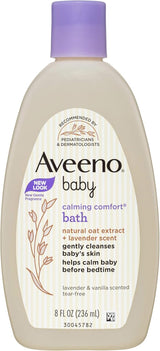 Aveeno Baby Calming Comfort Bath with Relaxing Lavender & Vanilla Scents