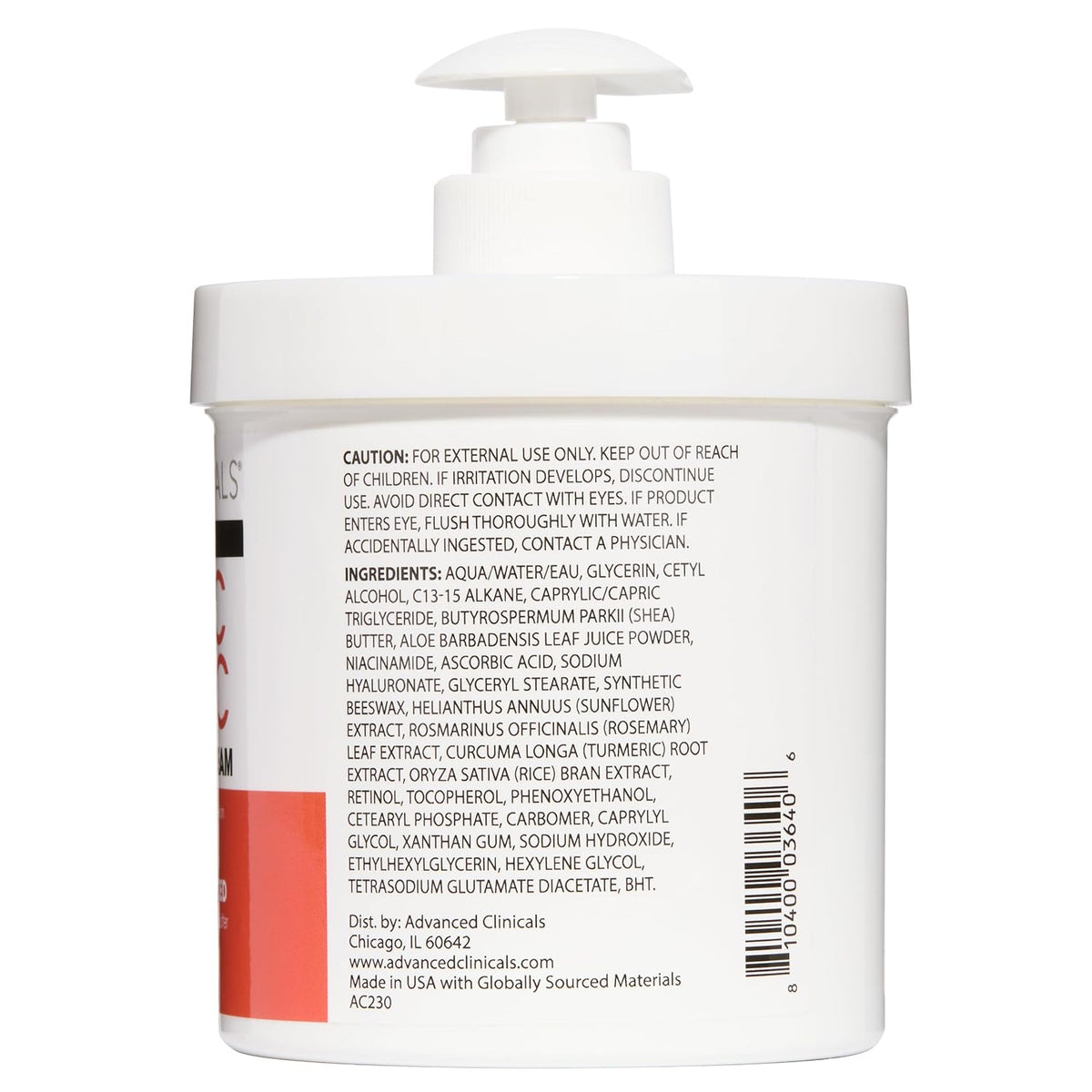 Advanced Clinicals Vitamin C +Turmeric