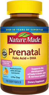 Nature Made Prenatal Vitamins with Folic Acid + DHA