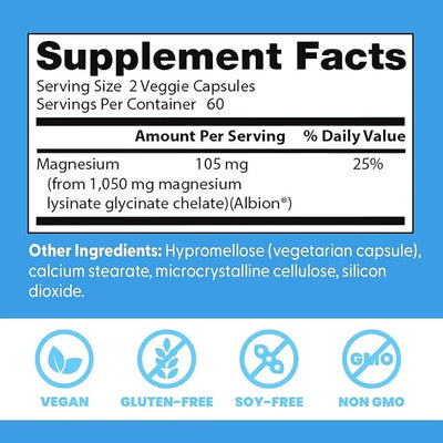 Magnesium Glycinate Lysinate Doctor's Best (High Absorption) - view 3