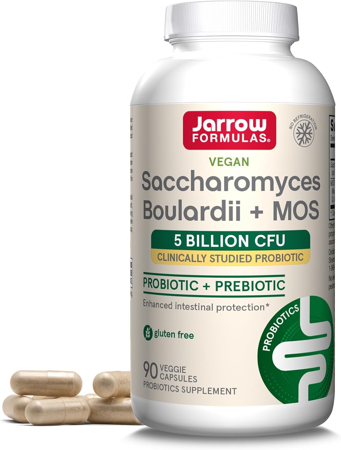 Jarrow Saccharomyces Boulardii + MOS