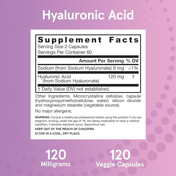 Jarrow Hyaluronic Acid capsules