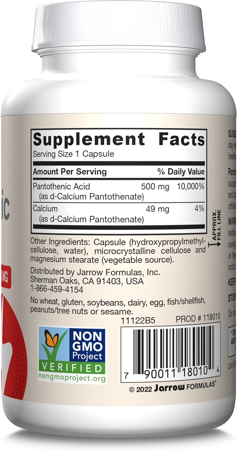 Jarrow Pantothenic Acid B5