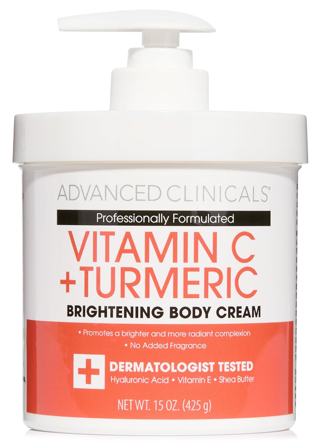 Advanced Clinicals Vitamin C + Turmeric  Face and Body Cream 424