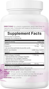 Micro Ingredients Multi Collagen  240 Capsules