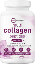 Micro Ingredients Multi Collagen  240 Capsules image 1