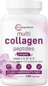 Micro Ingredients Multi Collagen  240 Capsules
