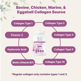 Micro Ingredients Multi Collagen  240 Capsules