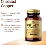 Solgar Chelated Copper, 100 Tablets