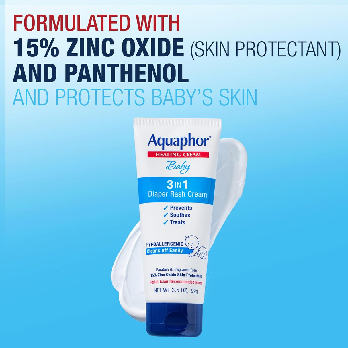 Aquaphor Baby Diaper Rash Cream