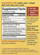 Nature Made Flaxseed Oil 1400 mg Softgels, 300 ct.