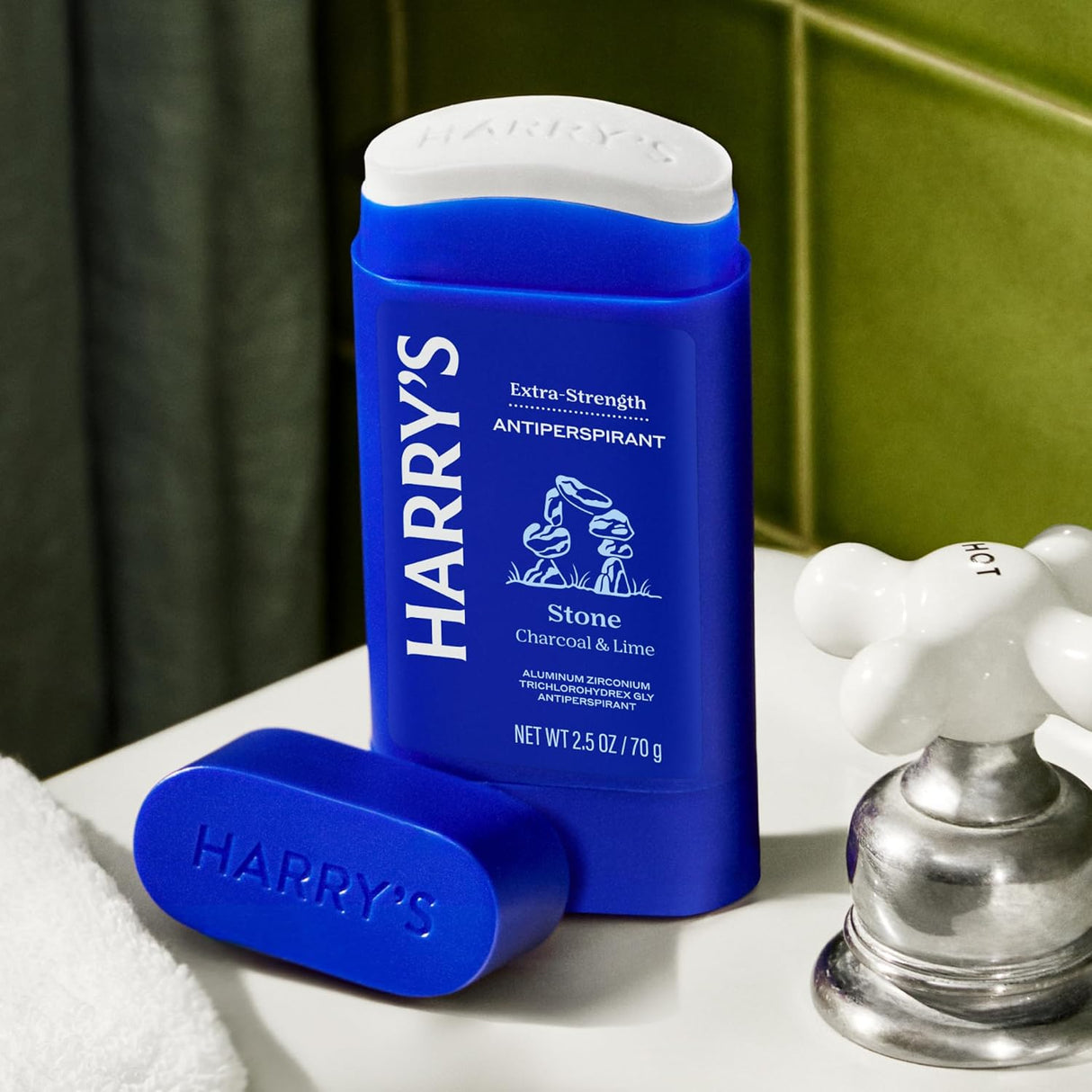 Harry's Men's Antiperspirant Deodorant Stick, Stone Scent, 2.5 oz