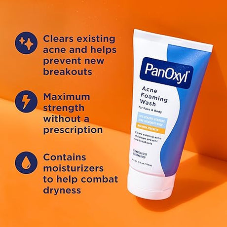 PanOxyl Acne Foaming Wash Benzoyl Peroxide 10%