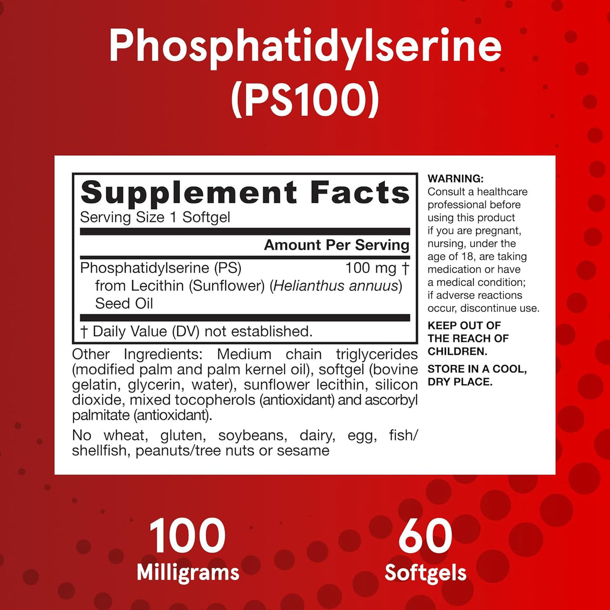 Jarrow PS 100  100mg