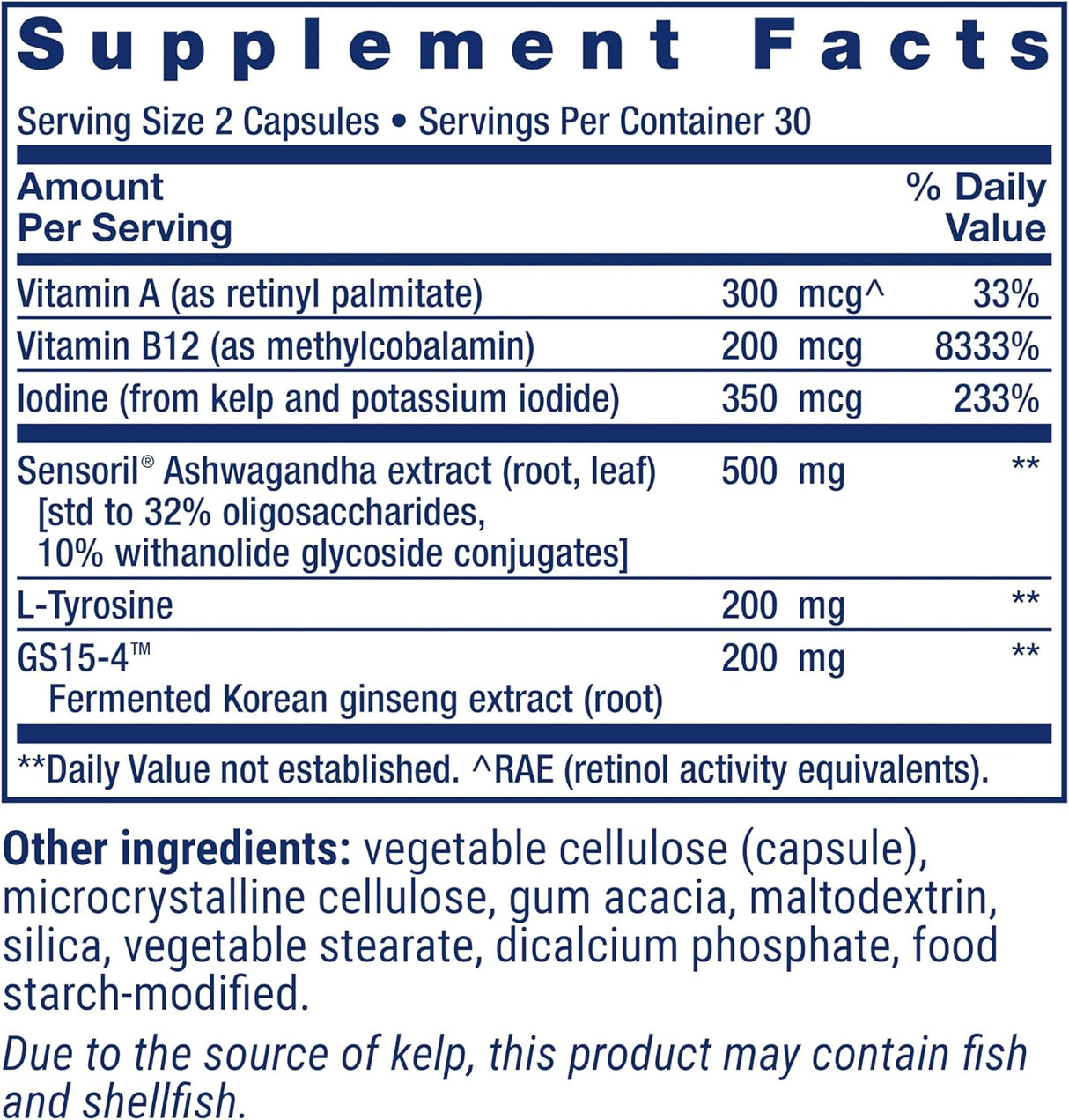 Life Extension Thyroid Support Complex