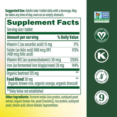 MegaFood Blood Builder - Iron Supplement - view 2
