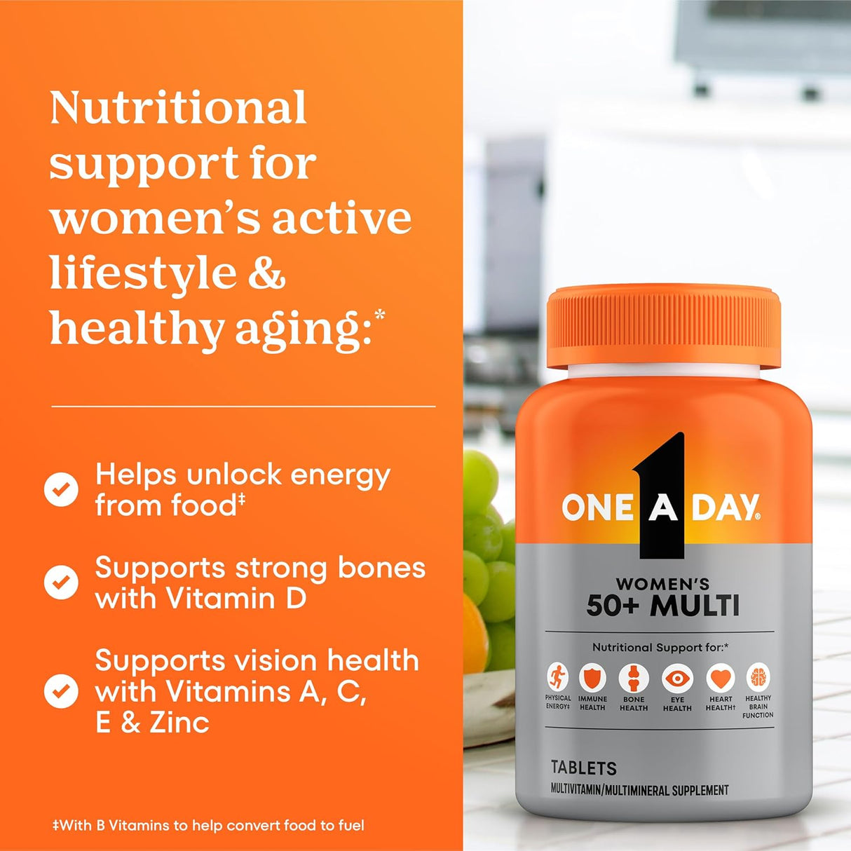 One A Day Multivitamin for Women 50+
