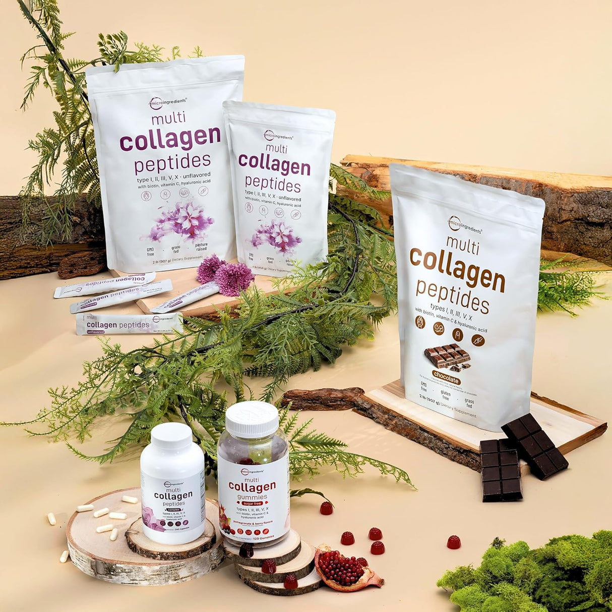 Micro Ingredients Multi Collagen  240 Capsules