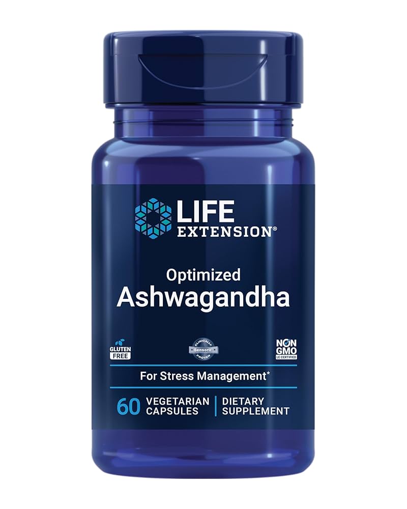 Optimized Ashwagandha Extract 60 Veg Capsules