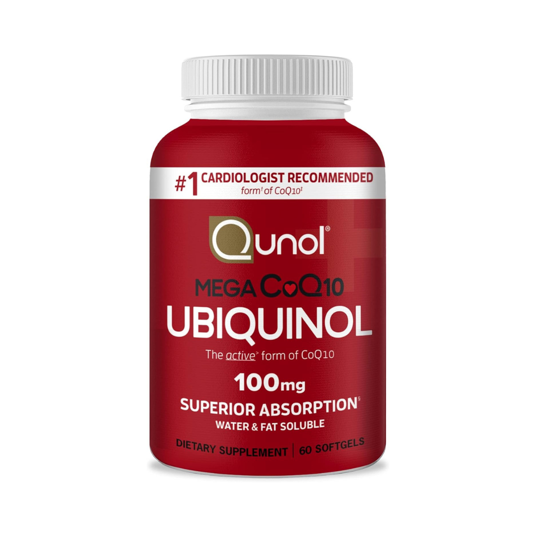 CoQ10 Supplement - Kenya. Qunol Ubiquinol Mega 100 Softgels