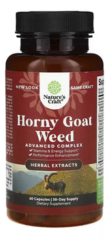 Horny Goat Weed Extract Complex - for Men and Women for Enhanced Energy and Stamina - 30 Servings