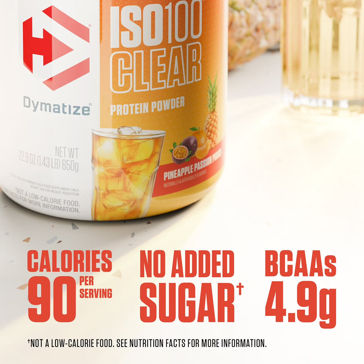 Dymatize ISO100 Clear Whey Pineapple Passion Punch 650g
