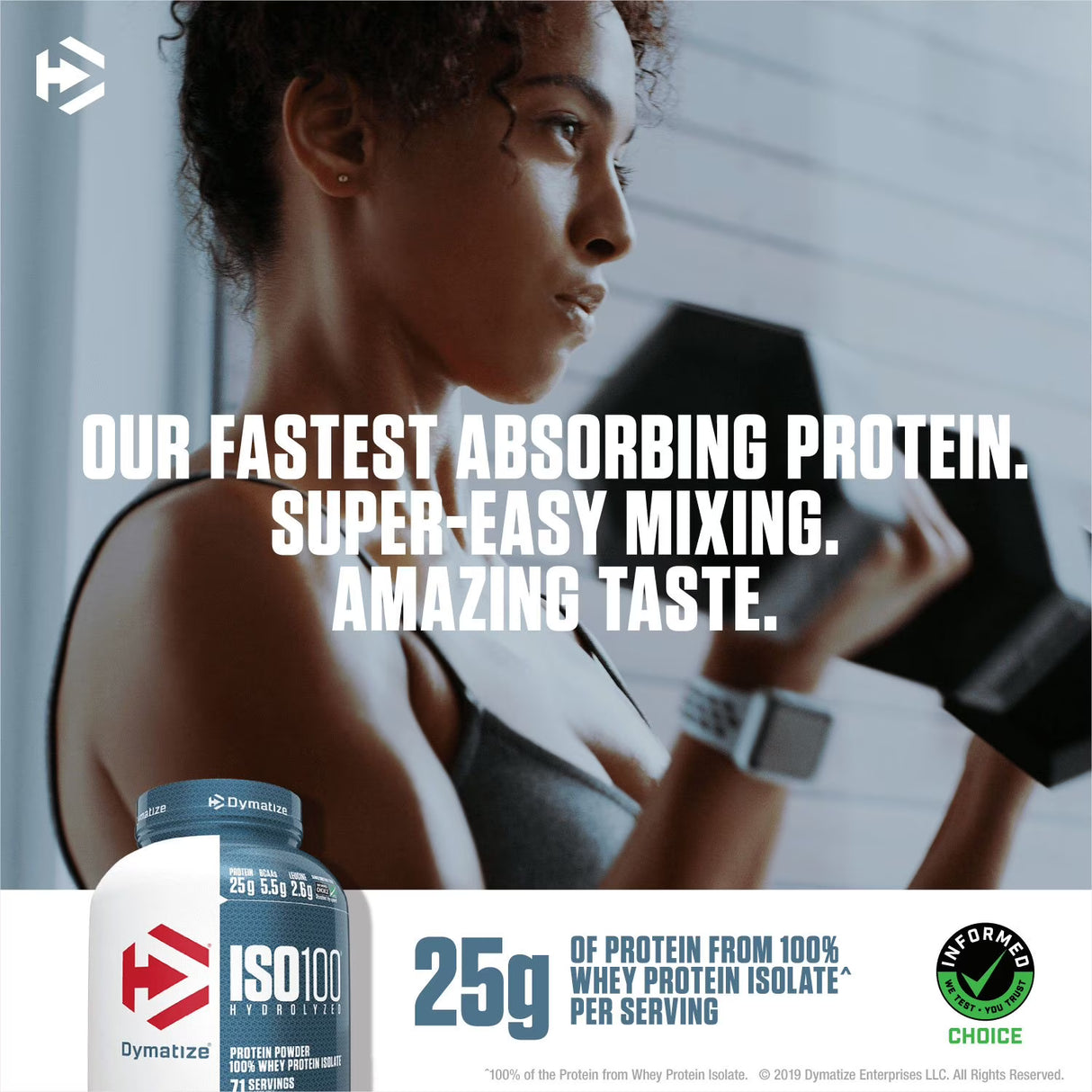 Dymatize ISO100 Hydrolyzed Whey Protein Powder, Fruity Pebbles